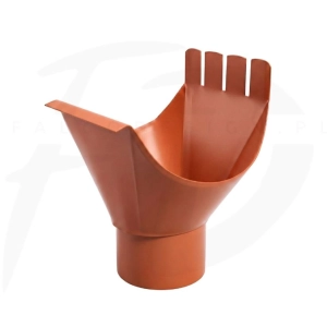 Lej spustowy sztucer stal Inguri 125/87 kolor ceglasty